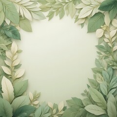 Natural Botanic Beige Frame