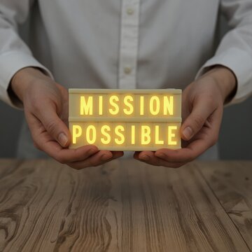 mission possible - business concept