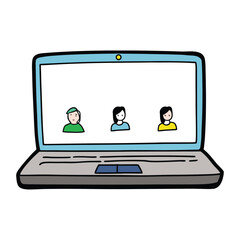 A virtual class where students connect online, share ideas, and learn through live video, interactive lessons, and digital tools in a flexible, modern learning space.