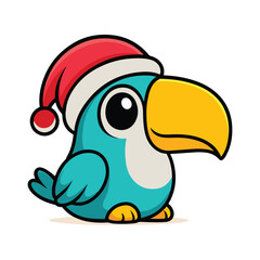 Toucan Christmas Svg