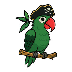 Parrot Pirate Svg