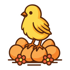 Easter Chick Svg 