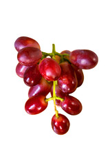 Crimson Grapes: A cluster of succulent crimson grapes, ripe and glistening, evokes a sense of freshness and natural sweetness.