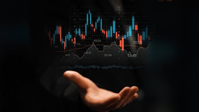 Candlestick chart visualizing financial market trends, investment patterns, price fluctuations, and trading strategy in capital and digital asset markets Marrow - Powered by Adobe