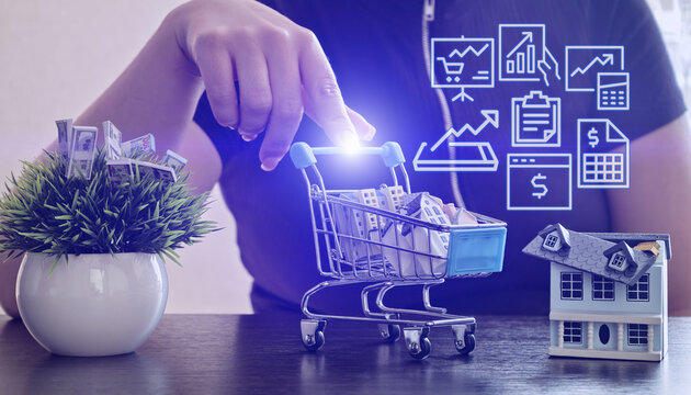 Digital Real Estate Investment Strategy Concept