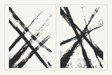 Cross vector grunge strokes texture, ideal for posters, backgrounds, and modern graphic design.