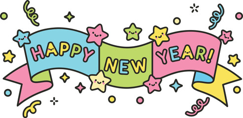 Obraz premium A colorful banner with the words 