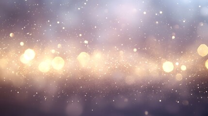 Fototapeta premium Soft shimmering lights creating a magical atmosphere in a dreamy backdrop at night