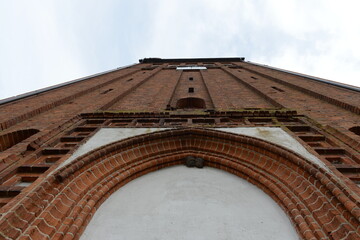 Fragment of the Allenburg Church, founded by the Grand Master of the Teutonic Order Konrad von Jungingen in 1405