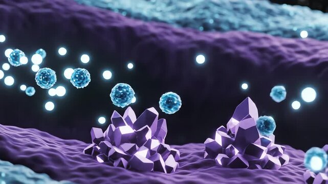 Neurotransmitters crossing the synaptic gap, glowing molecules drifting like stars before locking into receptors