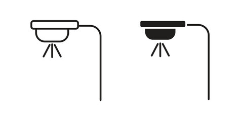 Street light icons for use web design,logo.Symbol illustration.