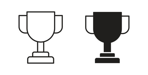 Trophy icons for use web design,logo.Symbol illustration.
