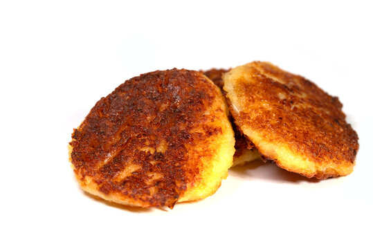 Kartoffelpuffer in einer Nahaufnahme