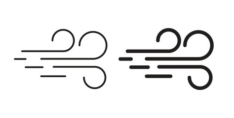 Wind icons for use web design,logo.Symbol illustration.