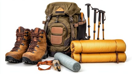 Outdoor Gear for Adventure: Backpack, Boots, and Camping Equipment