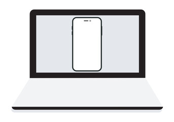 modern mobile phone with LAPTAP screen