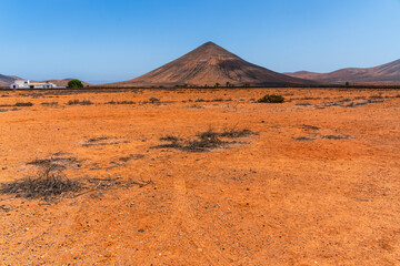Volcanic landscape of Fuerteventura