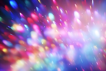 Blurred lights flashing colorful background