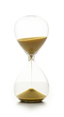Hourglass Sand Timer Showing Time Passing