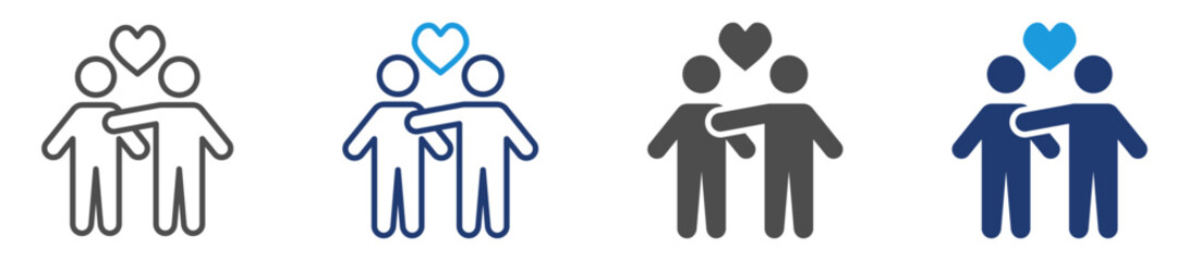 empathy icon sheet with multiple style