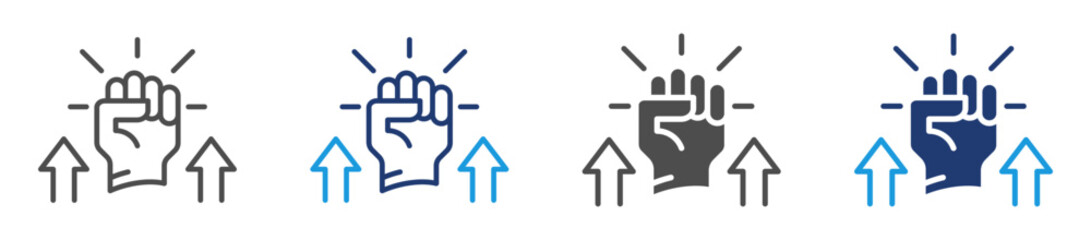 empower icon sheet with multiple style