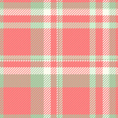 Floor textile fabric background, thanksgiving texture plaid vector. Variety check tartan seamless pattern in red and light colors.