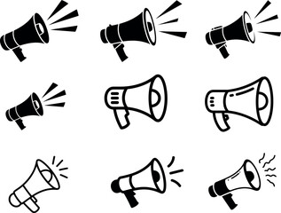 megaphone icon vector illustration