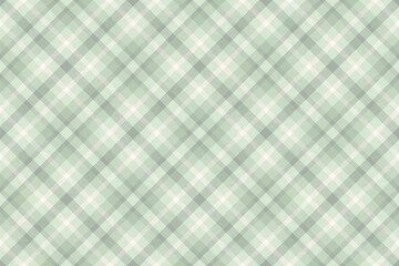 Upscale texture tartan check, couch plaid seamless fabric. Website textile pattern background vector in light and white colors.