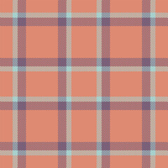 Seamless plaid pattern. Pixel art style tartan design in warm earthy hues. Versatile for backgrounds, textiles, and digital design.