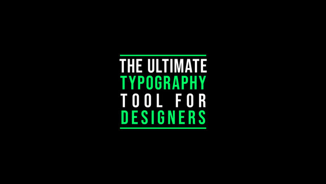 Typography Four Lines 13