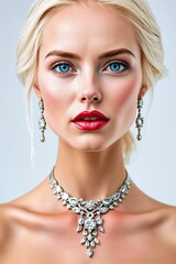 Beautiful White Woman portrait