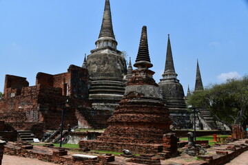 Fototapeta premium タイアユタヤのワット・プラ・シー・サンペット