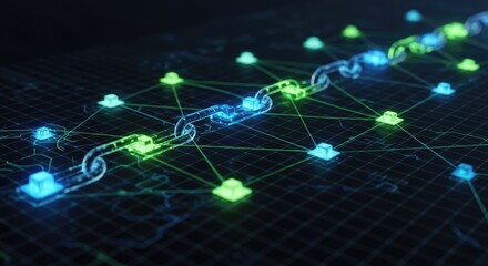 Dynamic blockchain network visualization for futuristic digital technology applications and secure data solutions