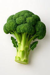 Broccoli: a vibrant and nutritious head of broccoli, showcasing its fresh green color and intricate florets. It's a symbol of health, vitality, and the pure essence of nature's bounty.