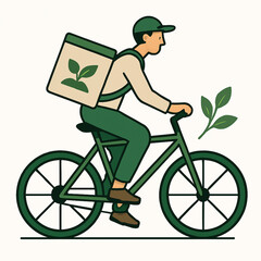 Eco-Friendly Bicycle Delivery Service