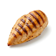 Grilled Chicken Breast: A mouthwatering, perfectly grilled chicken breast, adorned with tantalizing grill marks. The succulent piece promises a delightful culinary experience. 