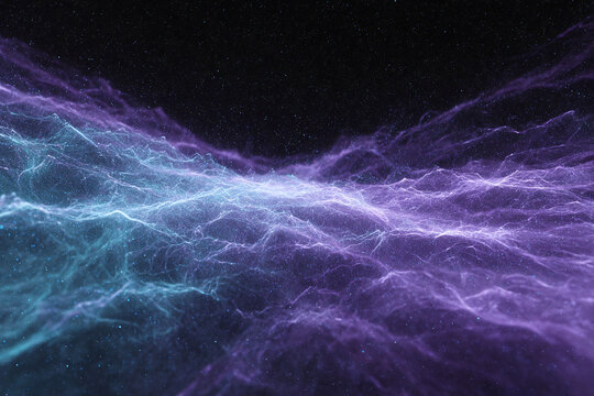 Abstract cosmic background with swirling nebulous clouds, conveying depth and mystery. Ideal for scifi, technology, or spiritual themes beautiful visual for design.