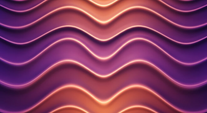 Vibrant abstract wavy background with glowing lines and gradient colors of purple, orange, and pink creating a dynamic and modern design