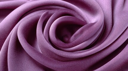 Obraz premium Purple fabric texture background presenting flowing elegant soft textile material, creating a beautiful abstract wavy pattern with curves and folds for design concepts