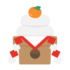 鏡餅　イラスト