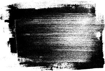 Grunge Black Brush Stroke Texture Background – Abstract Ink Smudge Design Element
