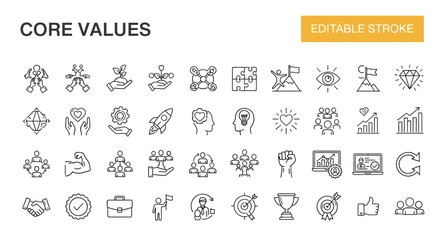 Vector icons celebrating various events and holidays with gift boxes, music, and food, perfect for invitations and decorations