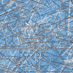 Seamless brushed aged metal texture. High resolution photo filter.