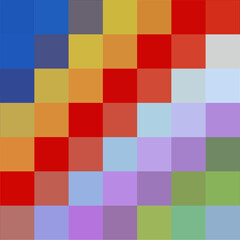 Color pixel background in polygonal style. Vector template for presentations, advertisements, brochures, banners and more. eps 10