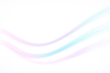 Fototapeta premium Minimal Three-Line Rainbow Brush Abstract Banner