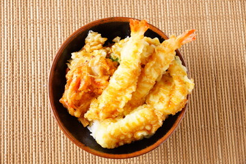 おいしい海老天丼