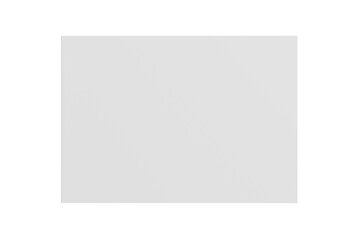 A5 / A4 Landscape Magazine White Blank 3D Rendering Transparent Background Mockup PNG