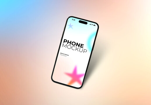 Mobile Phone Mockup Layout