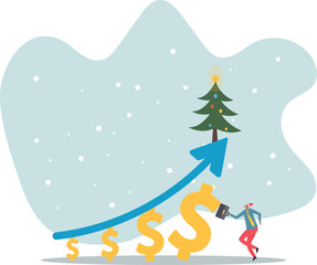 Increase revenue, income or wealth management growing investment asset to make profit or earning, financial economy, saving or investing .about a man and his life.