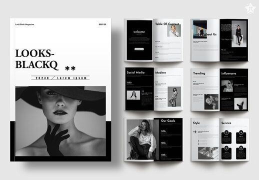 Look Book Layout
